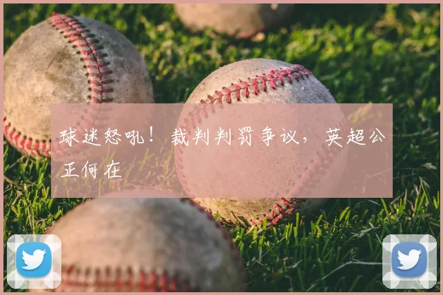 球迷怒吼！裁判判罚争议，英超公正何在